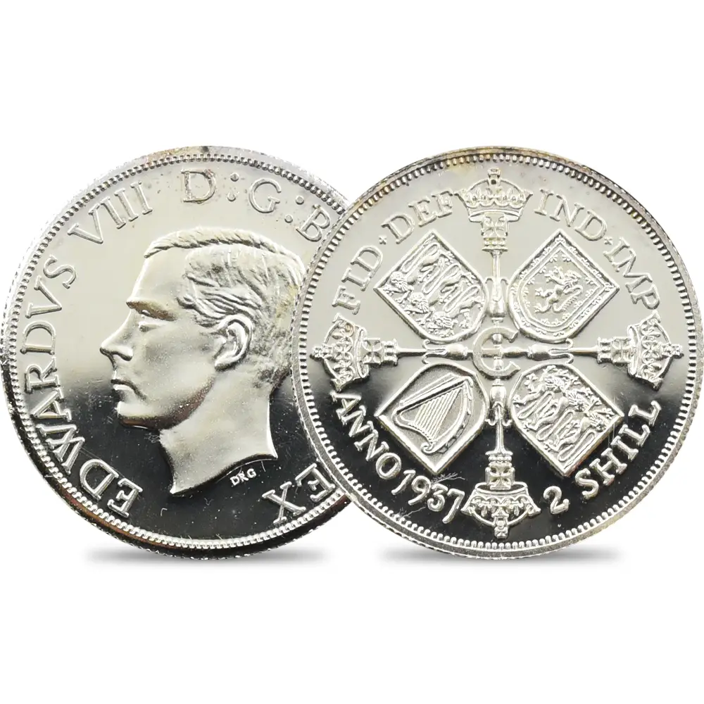 (1937) エドワード8世 ファンタジー1フローリンピエフォー白銅貨 記念メダル PCGS PR66DC FC52b