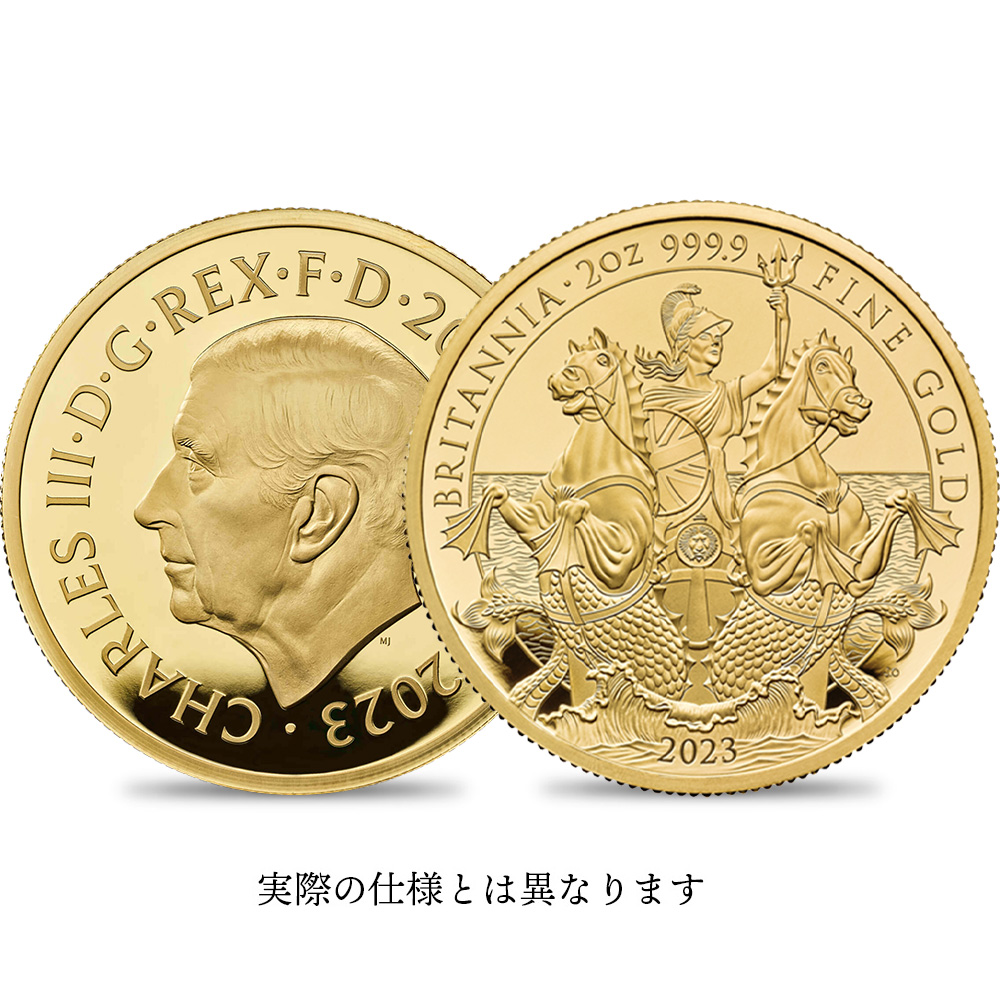 2023 チャールズ3世 ブリタニア 200ポンド2オンスプルーフ金貨 【ご予約承り品】
