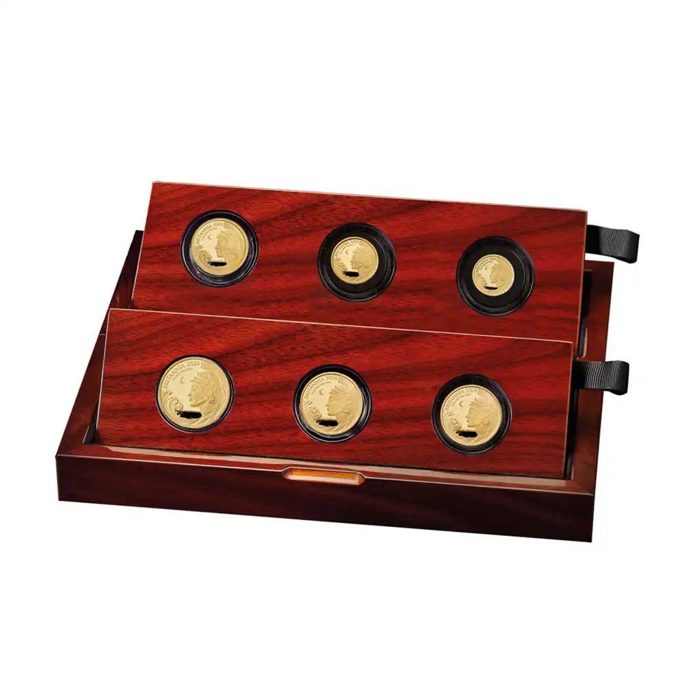 2024 チャールズ3世 ブリタニア プレミアム プルーフ金貨 6枚セット 箱付き【ご予約承り品】