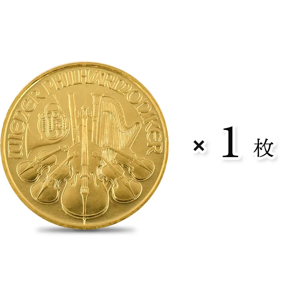 オーストリア 1993 ウィーンフィル 200シリング 1/10オンス 金貨 【1枚】