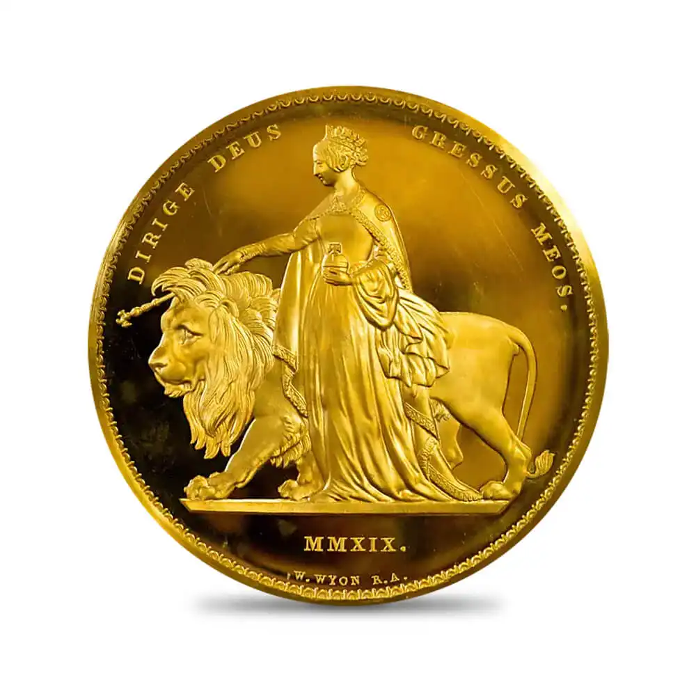 2019年 ウナ＆ライオン 5000ポンド (5キロ) プルーフ金貨 発行数世界限定１枚【ご予約承り品】