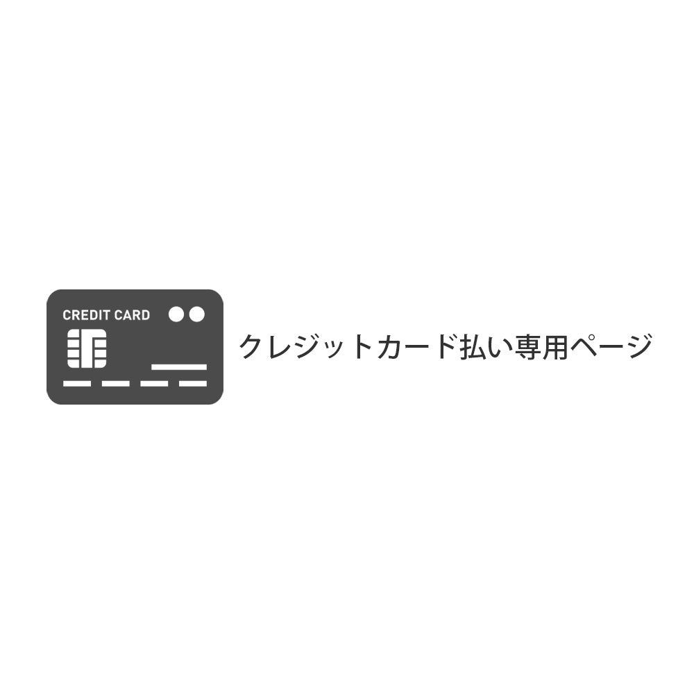 クレジットカード支払い専用ページ No.1