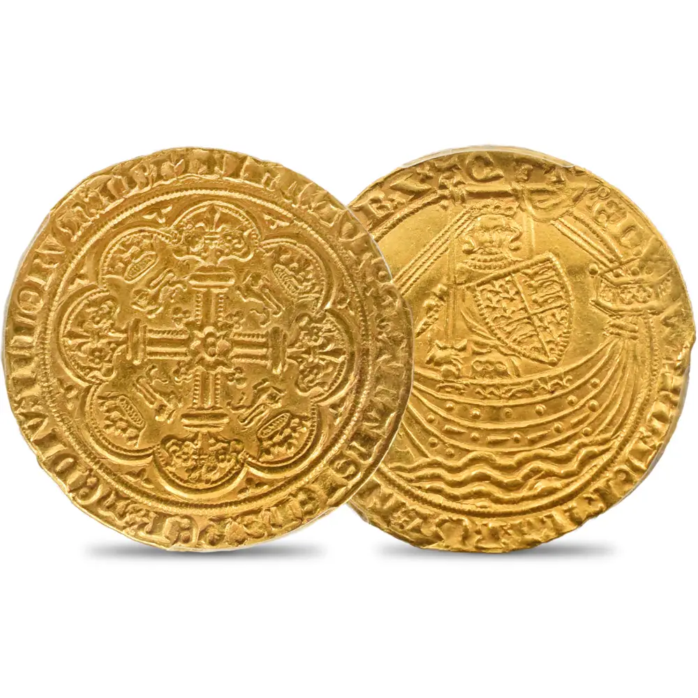 1361-1369 エドワード3世 ノーブル金貨 PCGS MS62 S-1503