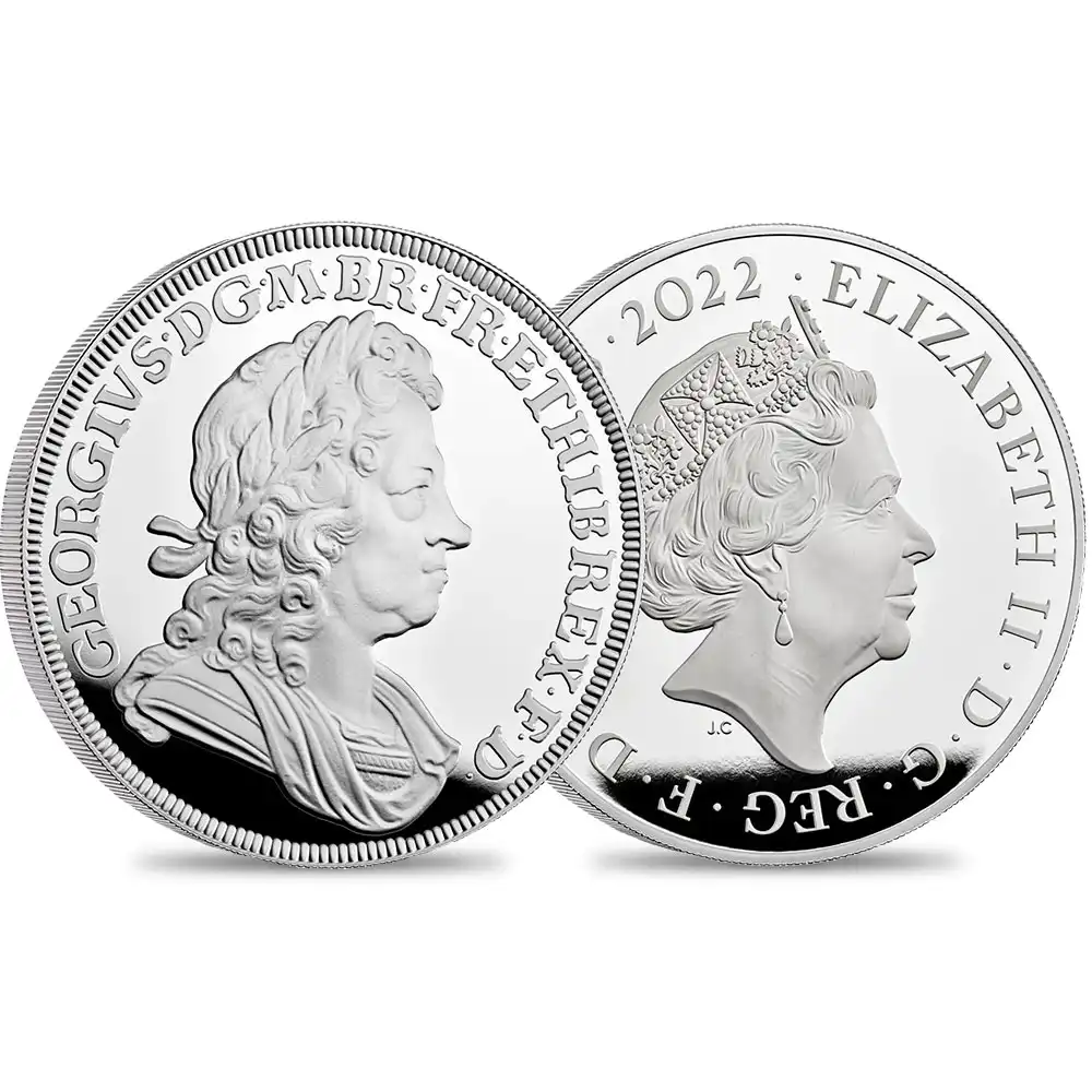 2022 エリザベス2世 英国君主コレクション第3弾 ジョージ1世 10ポンド5オンスプルーフ銀貨 未鑑定【ご予約承り品】