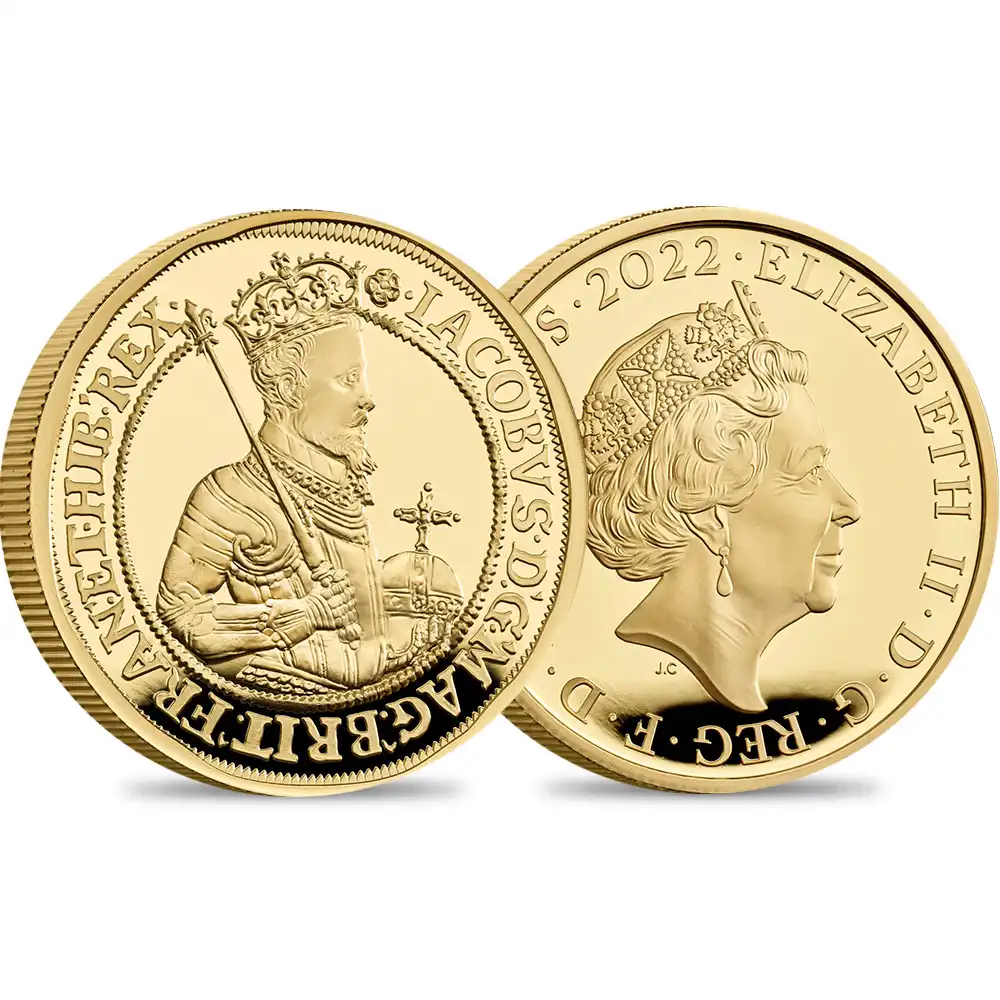 2022 エリザベス2世 英国君主コレクション第2弾 ジェームズ1世 100ポンド1オンス金貨 ファーストリリース NGC PF70UC【ご予約承り品】
