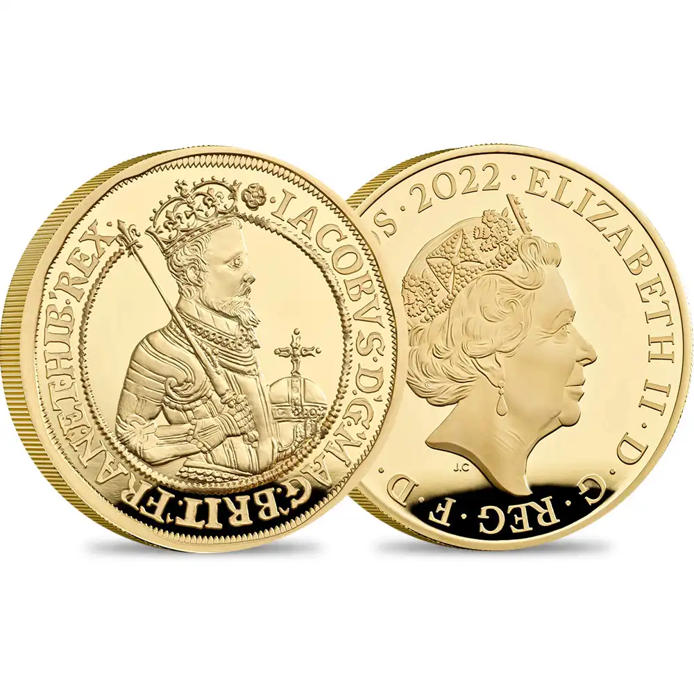 2022 エリザベス2世 英国君主コレクション第2弾 ジェームズ1世 500ポンド5オンスプルーフ金貨 未鑑定【ご予約承り品】