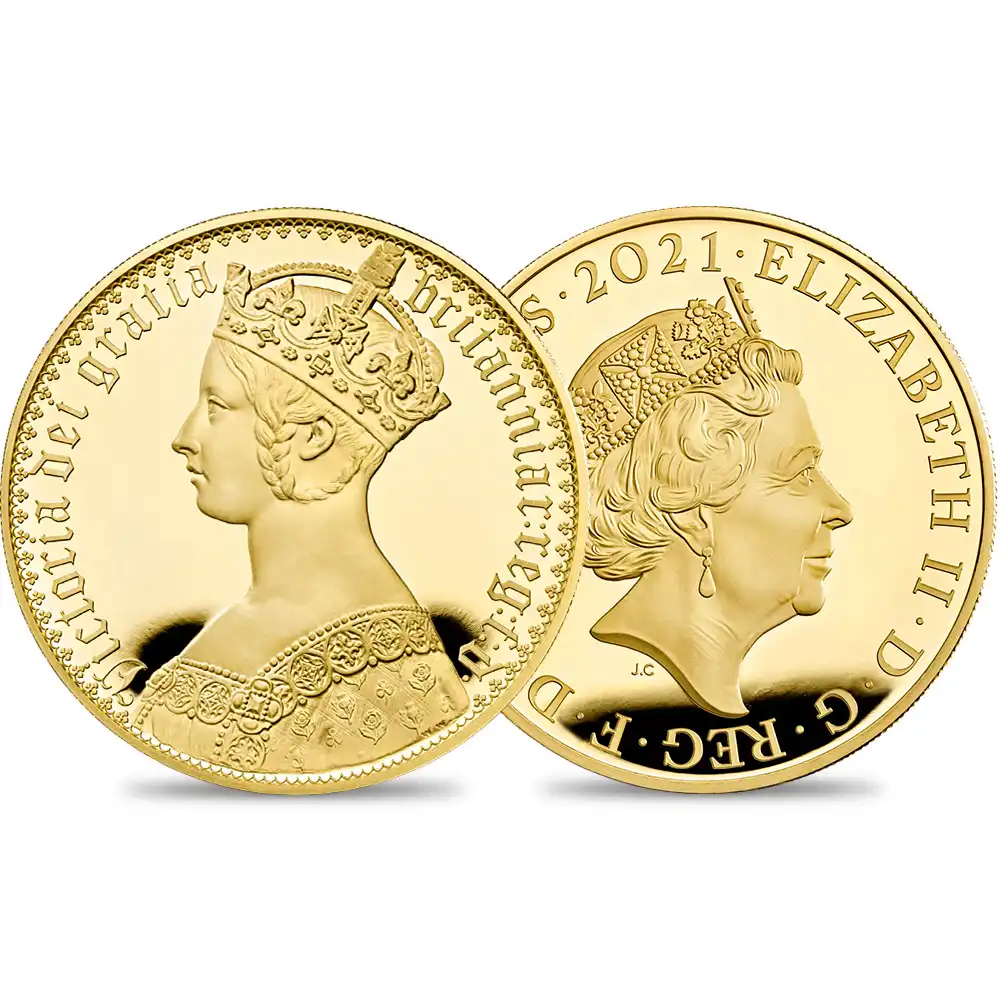 2021 エリザベス2世 ゴチッククラウン・ポートレート 500ポンド5オンス金貨 ロイヤルミント発行 ファーストリリース NGC PF70UC 発行数175枚 箱付き【ご予約承り品】