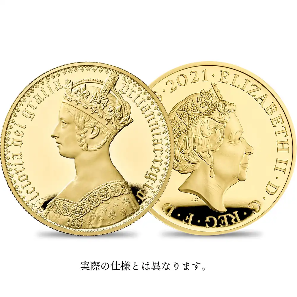 2021 エリザベス2世 ゴチッククラウン・ポートレート 1000ポンド1キロプルーフ金貨  未鑑定 ロイヤルミント発行 発行数20枚【ご予約承り品】