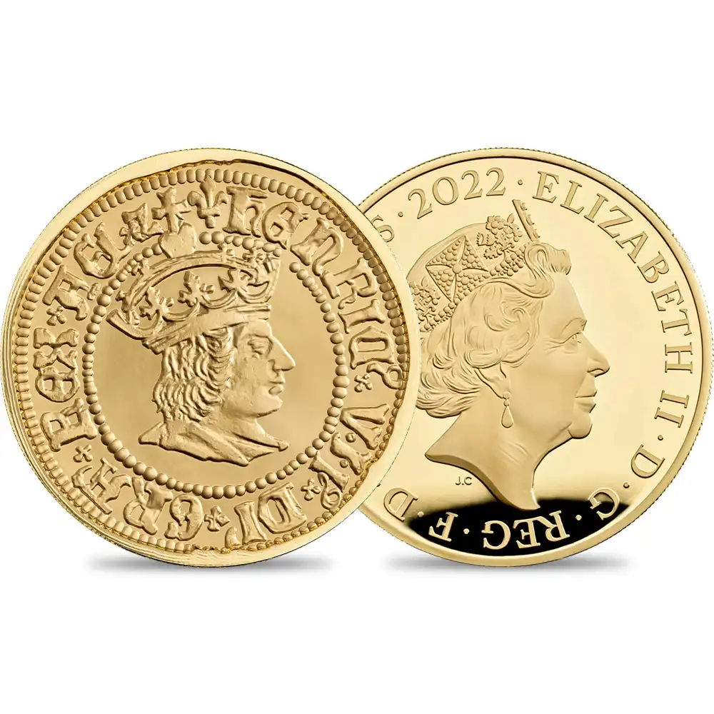 2022 エリザベス2世 英国君主コレクション第1弾 ヘンリー7世 500ポンド5オンスプルーフ金貨 未鑑定 箱付き【ご予約承り品】