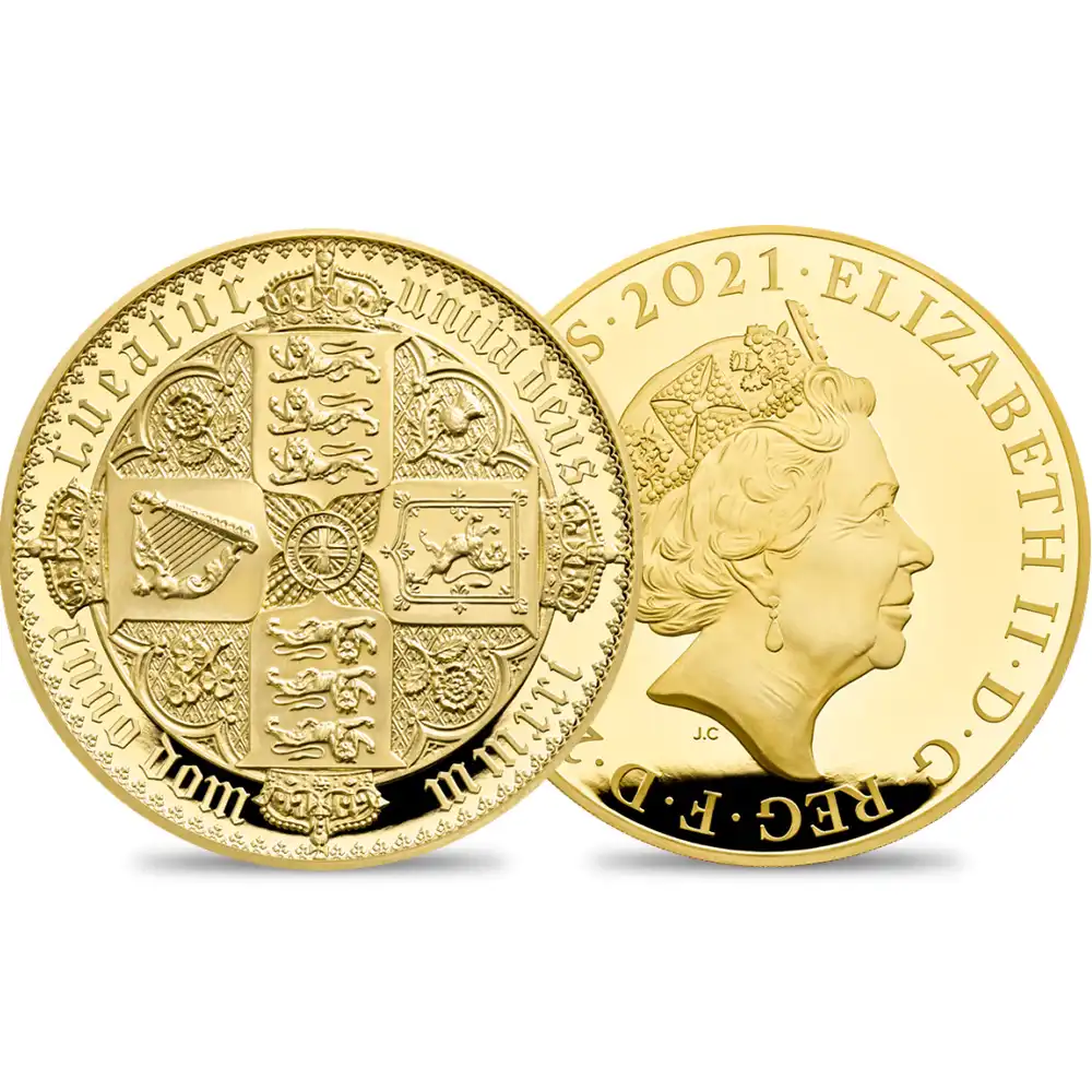 2021 エリザベス2世 ゴチッククラウン・リバースシールド 2000ポンド2キロプルーフ金貨  未鑑定 ロイヤルミント発行 発行数8枚 箱付き【ご予約承り品】