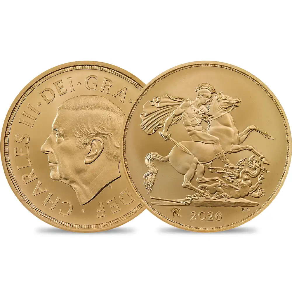 2026 チャールズ3世 ヴィクトリア女王没後125周年記念 聖ジョージ竜退治 当日製造ソブリンBU金貨 未鑑定 箱付き【ご予約承り品】
