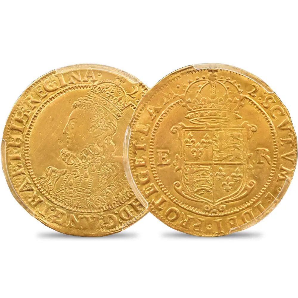 1602 エリザベス1世 1ポンド金貨 PCGS AU55 S-2539