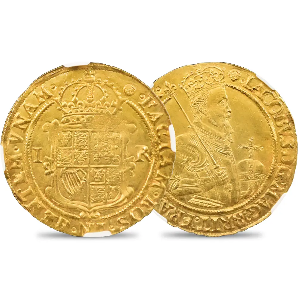 1605-1606 ジェームズ1世 ユナイト金貨 NGC MS63+ S-2619