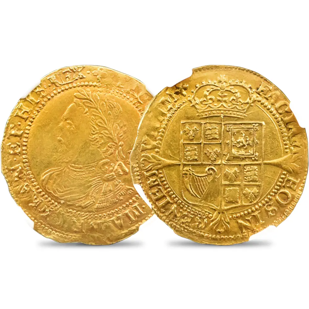 1623-1624 ジェームズ1世 ローレル金貨 NGC AU58 S-2638B