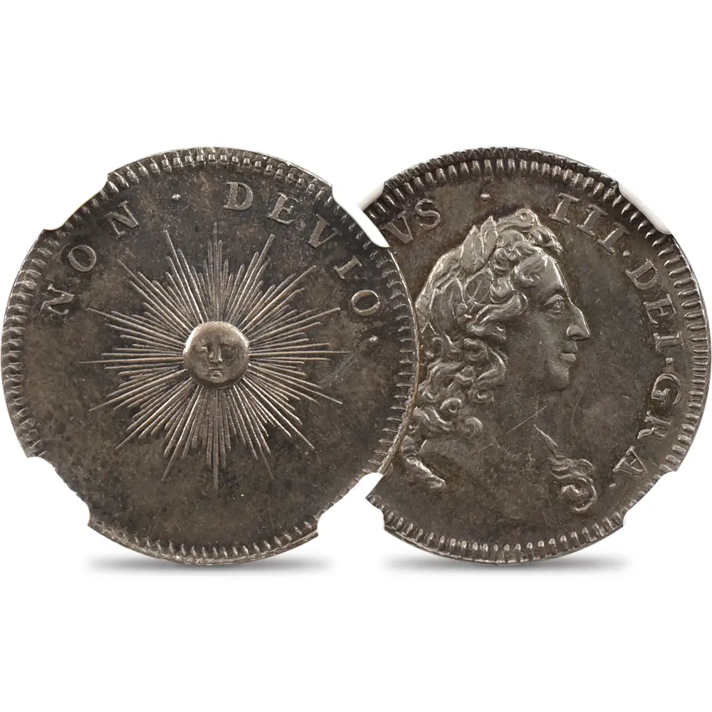 1689 ウィリアム3世 戴冠記念 銀メダル NGC MS63 MI-695-92