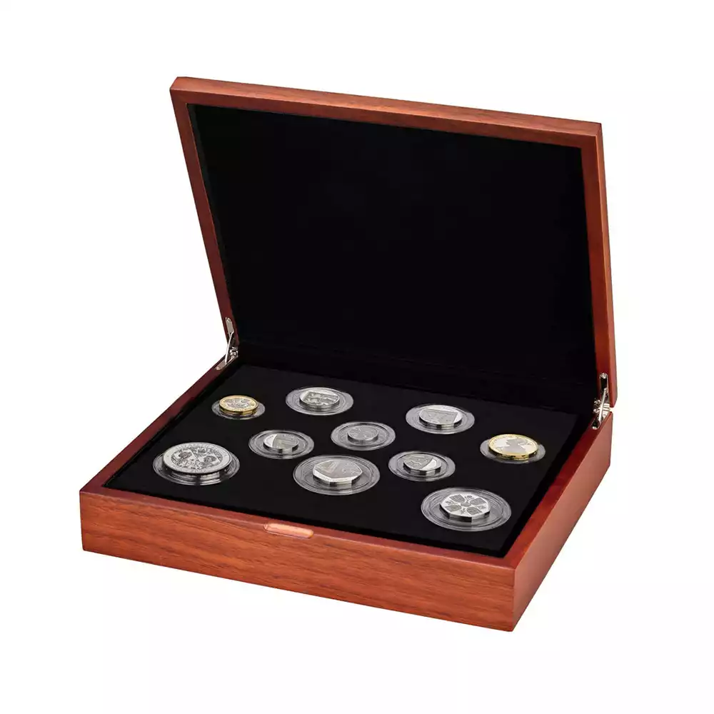 2022 チャールズ3世 エリザベス2世追悼記念 メモリアルプルーフプラチナ貨10枚セット 未鑑定 箱付き【ご予約承り品】