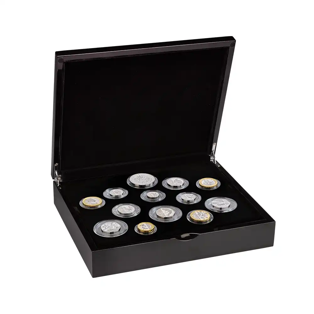 2026 チャールズ3世 記念及び流通仕様 プルーフ銀貨 13枚セット 未鑑定 箱付き【ご予約承り品】